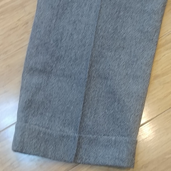 Eileen Fisher Wool Wide Leg Crop Pants Cuff M - Picture 5 of 8